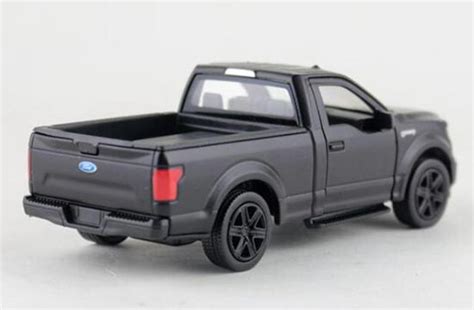 Matte Black 136 Scale Kids Diecast Ford F 150 Pickup Truck Toy