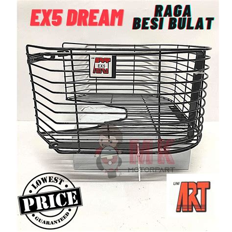 Bakul Raga Besi Bulat Iron Wire Basket Honda Ex Dream Shopee