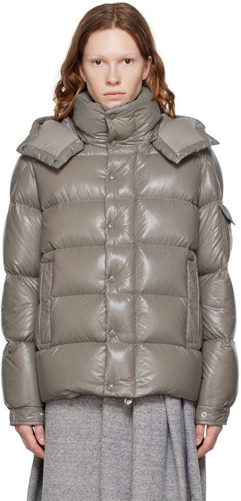 Moncler Khaki Moncler Maya 70 Down Jacket Ssense Uk