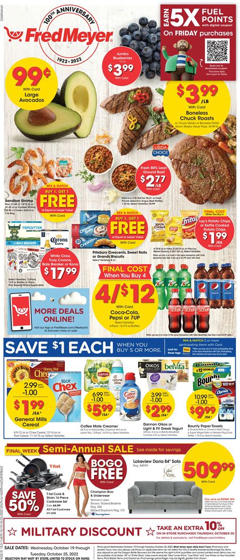 Fred Meyer Ad Circular 10 19 10 25 2022 Rabato