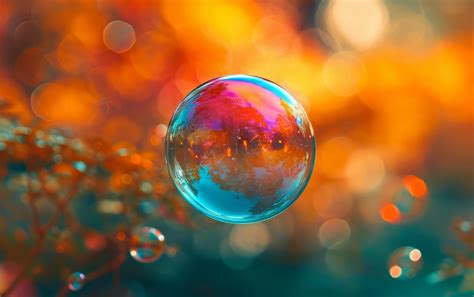 AI Generated Vibrant Macro Soap Bubbles 37810419 Stock Photo At Vecteezy