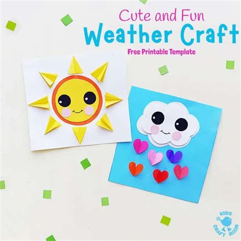 Cute And Fun Paper Weather Crafts Kids Craft Room