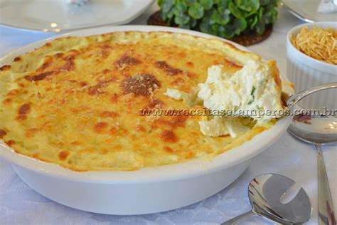 Receita De Bacalhau Gratinado Batatas Receitas E Temperos