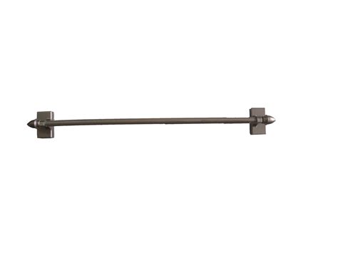 Magnetic curtain rod Silver Curtain Rods & Hardware at Lowes.com