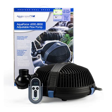 Aquascapepro Aquaforce Pro Gph Pump With Wireless Controls In