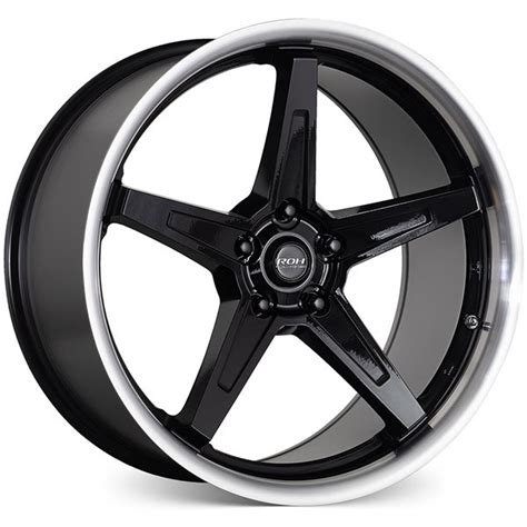 Roh Rf5 Gloss Black Machined Tyremagic