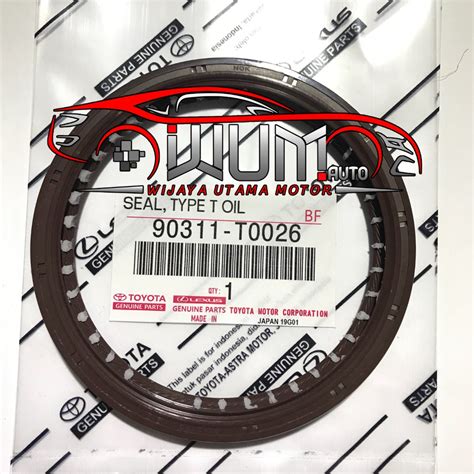 Jual OIL SEAL CRANKSHAFT SIL AS KRUK INNOVA HILUX FORTUNER BENSIN