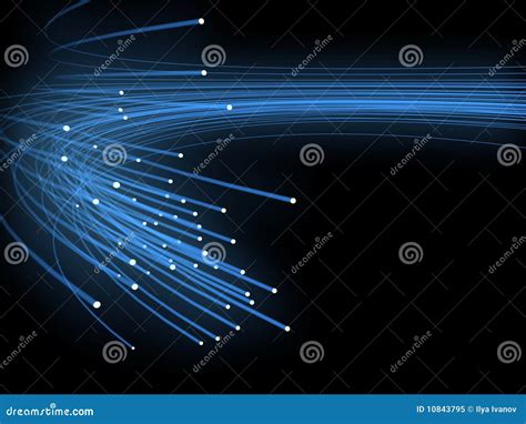 Optical Fibres Stock Illustration Illustration Of Light 10843795