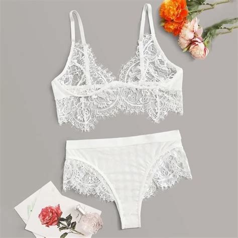 SOUTIEN GORGE Dentelle Lingerie Soutien gorge sans fil Femmes Sous vêtements Vêtements de nuit G