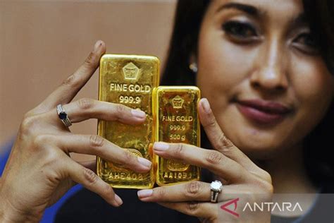 Harga Emas Antam Terkoreksi Rp Ke Level Rp Per Gram