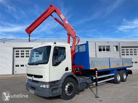 Renault Premium 320 Flatbed Truck For Sale Spain Soria Gx25211