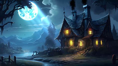 Halloween House Live Wallpaper