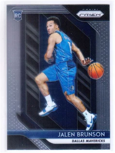 Jalen Brunson Rc Panini Prizm Rookie New York Knicks Eur