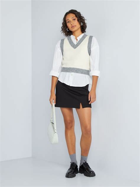 Falda Corta Negro Kiabi 1000€