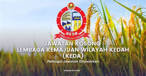 Jawatan Kosong Lembaga Kemajuan Wilayah Kedah Keda Pelbagai Jawatan