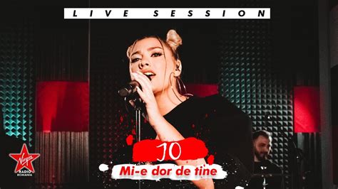 JO Mi E Dor De Tine Cover Malina Olinescu Live Session YouTube