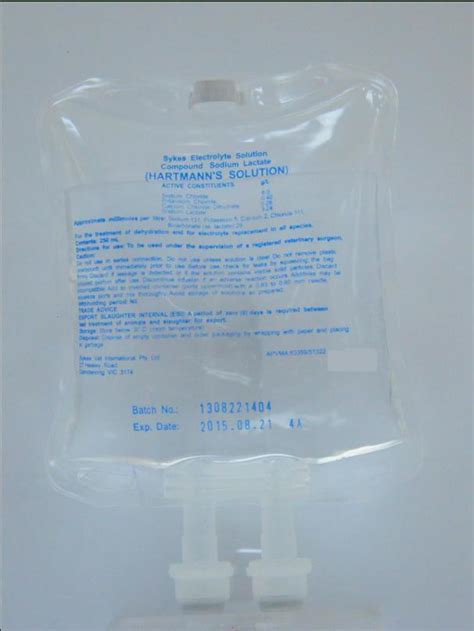 Lactated Ringer S Injection Infusion Electrolytes Solution