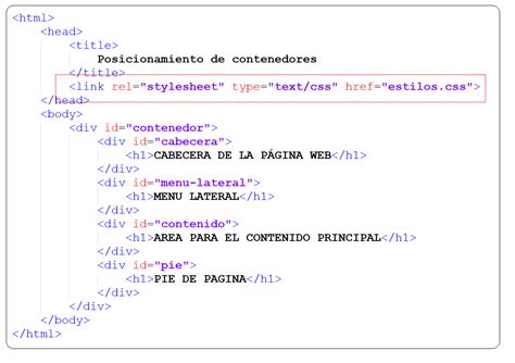 Posicionamiento De Contenedores Con Css