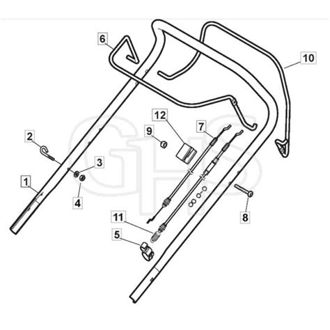 Sp Mfr Mountfield Rotary Mower Upper Handle