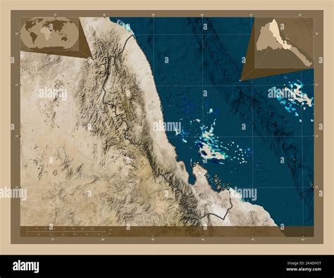 Semenawi Keyih Bahri Region Of Eritrea Low Resolution Satellite Map