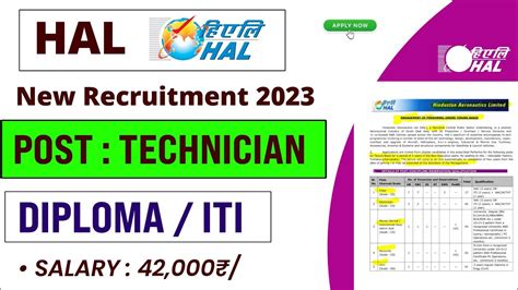 Hal Recruitment Hal Technician Vacancy Diploma Iti Fresher