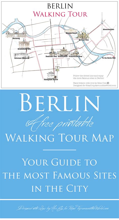 A Walking tour map of Berlin - Only on Road Trips around the World