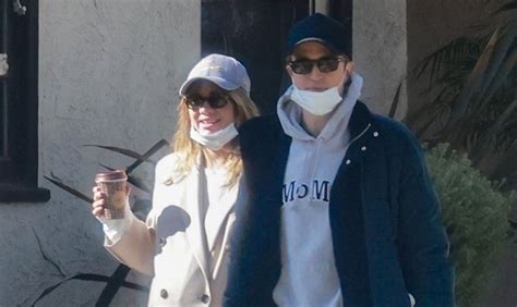 Robert Pattinson Suki Waterhouse Kick Off Their Day With A Coffee Run