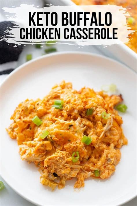 Keto Buffalo Chicken Casserole W Cauliflower Kasey Trenum