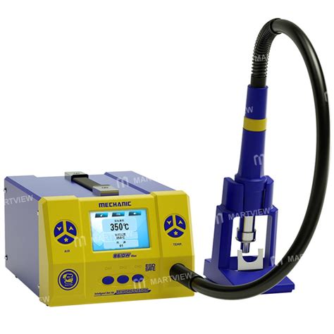 Mechanic 861DW Max 1000W BGA Intelligent Hot Air Rework Station Martview