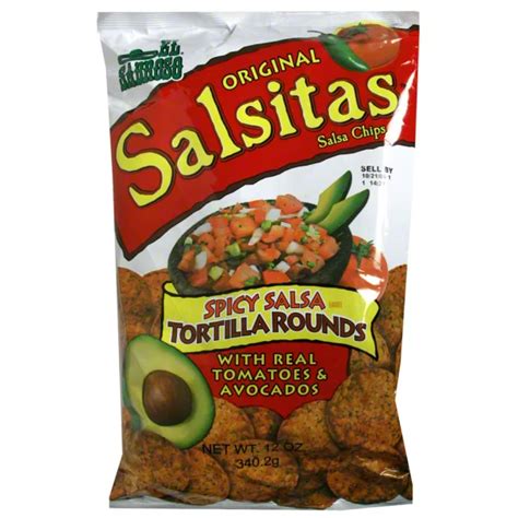 El Sabroso Salsitas Original Salsitas Spicy Salsa Tortilla Rounds Shop Chips At H E B