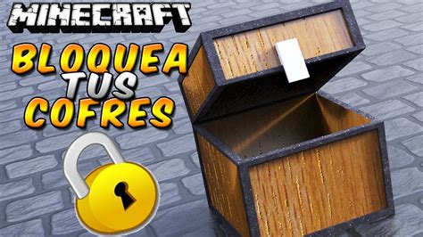 Minecraft Como Bloquear Tus Cofres En Minecraft Rabahrex YouTube