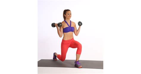 Bicep Curl In Lunge Position