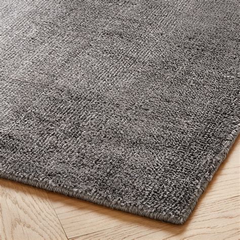 Baleia Charcoal Grey Area Rug 8x10 Cb2