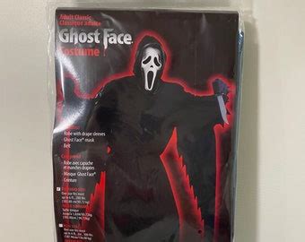 Scream Adult Size Ghostface I Killer Costume Scream Mask Etsy