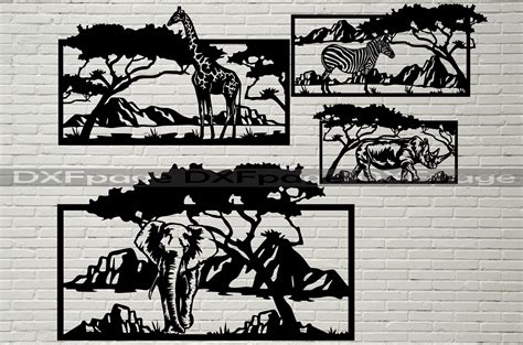 Digital Art Collectibles Drawing Illustration Lasercut Ostrich Wall