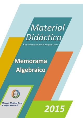 Memorama Algebraico Pdf Descarga Gratuita