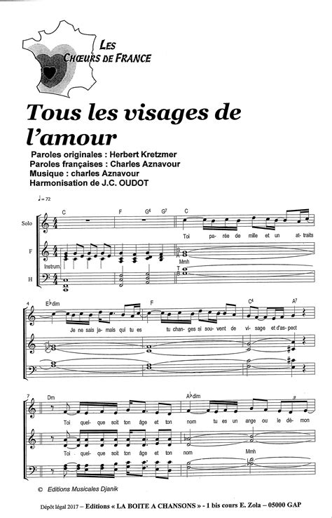 Partition De Musique Diteur De Partitions Pour Chorale