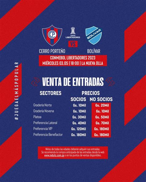 Cerro Porte O Pone A La Venta Las Entradas Del Partido Contra Bol Var