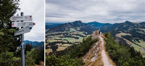 Iseler Wanderung Rundwanderung auf den Iseler und Kühgundgrat