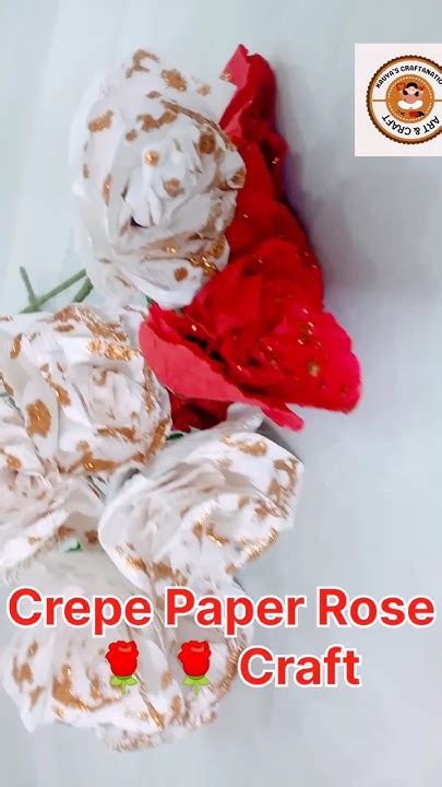 Diy 🌹 How To Make Paper Roses 🌹 Crepe Paper Decorating Ideas Youtube