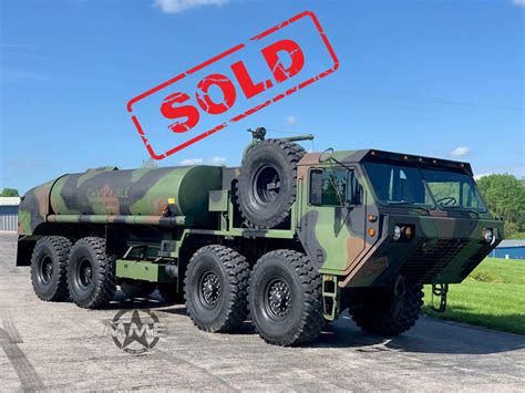 1991 Oshkosh M978 Hemtt Fuel Tanker Truck 8x8 Midwest Military Equipment