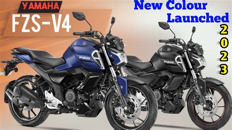 Yamaha FZS V4 New Matte Blue Mattle Black Colour LaunchedPrice New