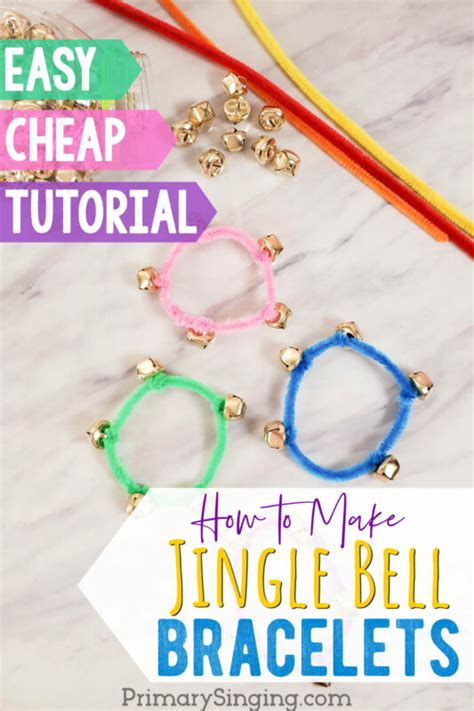 How To Make Jingle Bell Bracelets Diy Primary Singing