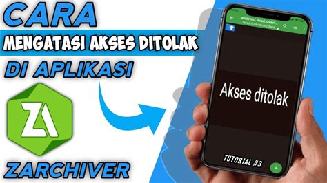 Terbaru Cara Mengatasi Zarchiver Akses Ditolak Kesalahan File Untuk