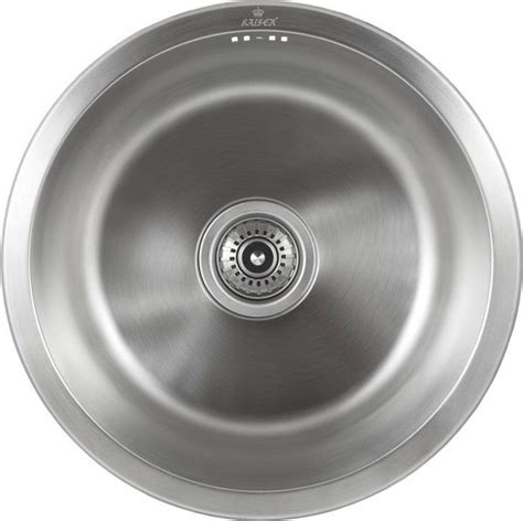 Мойка кухонная Kaiser KSM-4300 металлическая, 43x43, врезные, круглая ...