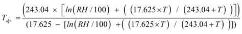 Dew Point Calculator Convert Relative Humidity To Dew Point Temperature Chemengguy