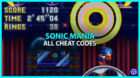 All Sonic Mania Cheat Codes & How To Enter Them?