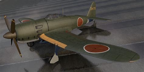 Mitsubishi A7m1 Reppu Sam 3d Model By Chipbasschaos