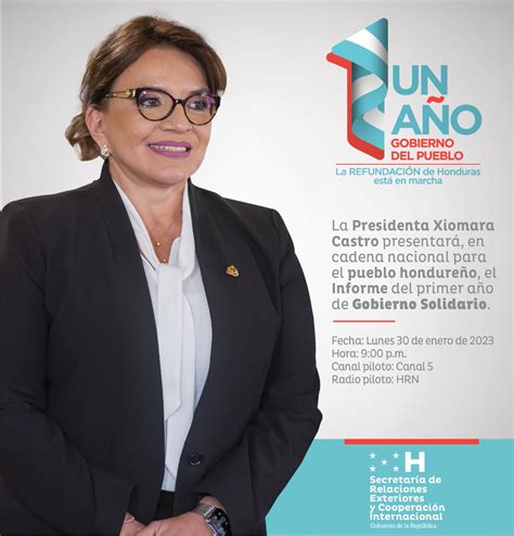 Cancillería Honduras on Twitter La Presidenta Xiomara Castro