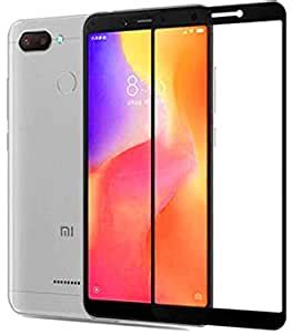 Dashmesh Shopping Black Tempered Glass For Xiaomi Redmi 7A PACK OF 1